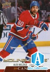 2020-21 Upper Deck Series 2 Alex Belzile Canvas Young Guns